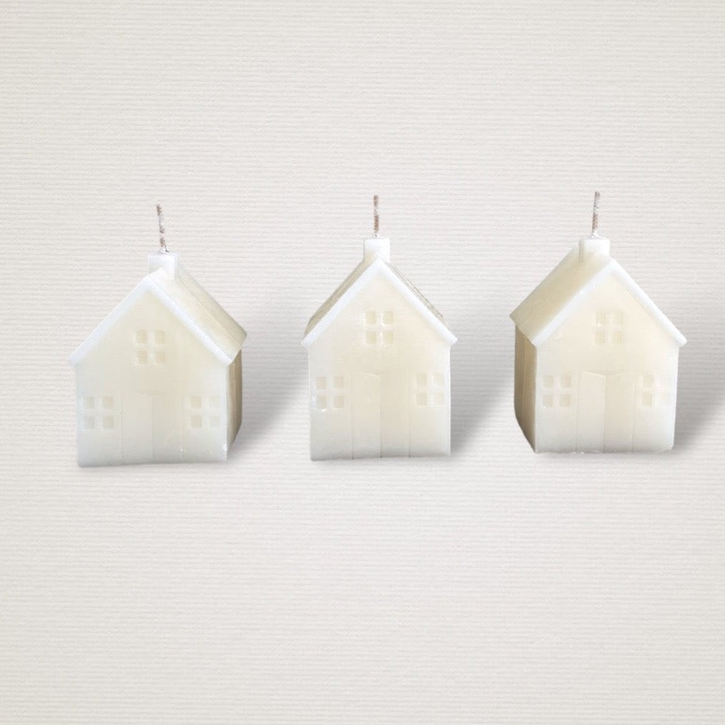 Small House Pillar Candle