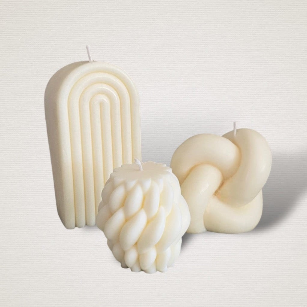 Medium Rope Pillar Candle