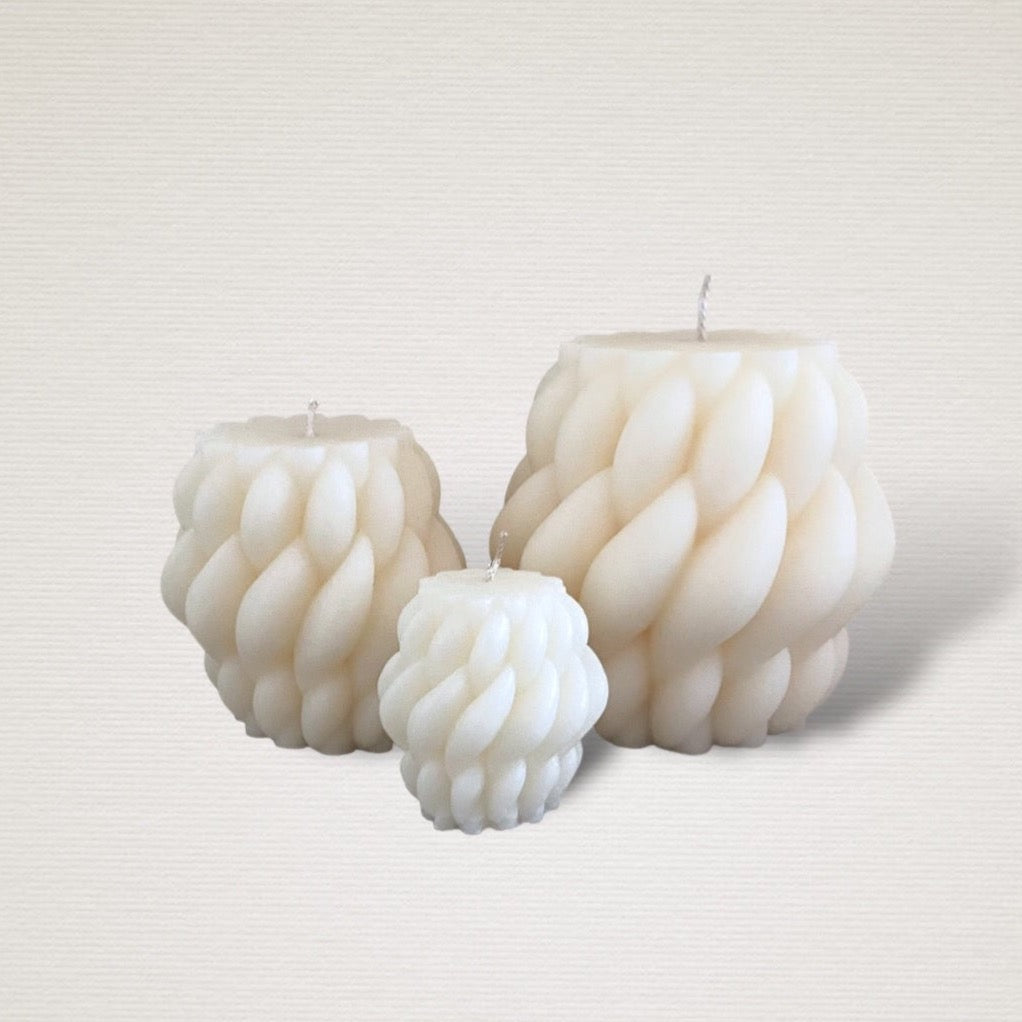 Medium Rope Pillar Candle
